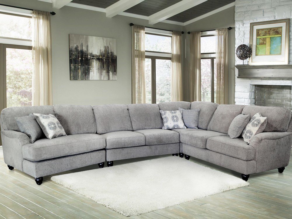 Amherst Sectional with Angeled Sofa D.O.T. Furniture Limited